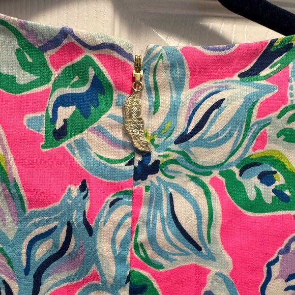 Lilly Pulitzer Mila Stretch Shift Dress in “Pink Tropics in the Groove” - Picture 10 of 10